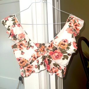 Floral Crop Top